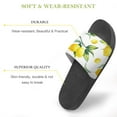 thumbnail image 3 of GZHJMY Stylish Slides for Women Men, Yellow Vintage Lemon Soft Flexible Slip-on Sandals Slippers, 3 of 7