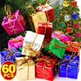 thumbnail image 2 of Mini Cajas de Regalo de Navidad, adornos de espuma, árbol de Navidad, colgante Multicolor, suministros de decoración para fiestas de Año Nuevo, 2 of 4