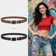 thumbnail image 3 of SENDEFN 2 Pack Women Leather Belts with Pin Buckle Waist Belt for Jeans Pants Dresses, 3 of 6