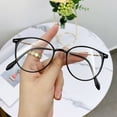 thumbnail image 5 of Montura de gafas anti-luz azul para mujer, moda moderna, cara lisa ovalada, mismo estilo, gafas para miopía con acabado, gafas lisas para hombre, 5 of 5