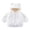 White, variant on JUMEYU Kid Fleece Jacket Toddler Girls Fleece Zip-Up Hooded Jacket with Bear Ear Plush Detail 5T 6T (White,5-6 Years)