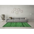 thumbnail image 3 of Ahgly Company Indoor Square Abstract Emerald Green Modern Area Rugs, 8' Square, 3 of 4