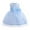 Blue, variant on Pejock 0-3 Years Kids Pageant Flower Girl Dress Little Girls Party Wedding Formal Dresses Toddler Baby Girls Sleeveless Lace Bow Mesh Dress Gauze Dress Princess Dress