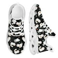 thumbnail image 1 of Zapatos de enfermera Kwaii para mujer con estampado de gato de dibujos animados, suela gruesa, cómodos zapatos de punto con cordones, zapatos médicos para mascotas, nuevos, 1 of 6