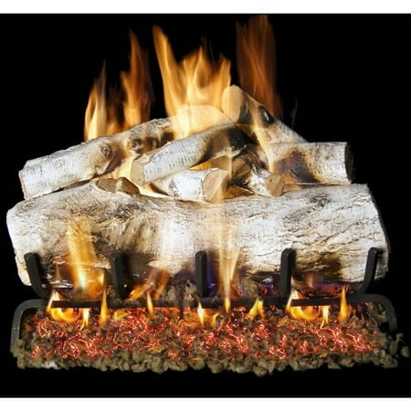 Peterson G4 Burner (Peterson Real Fyre 24-inch Mountain Birch Log Set With Vented Propane G4 Burner - Manual Safety)