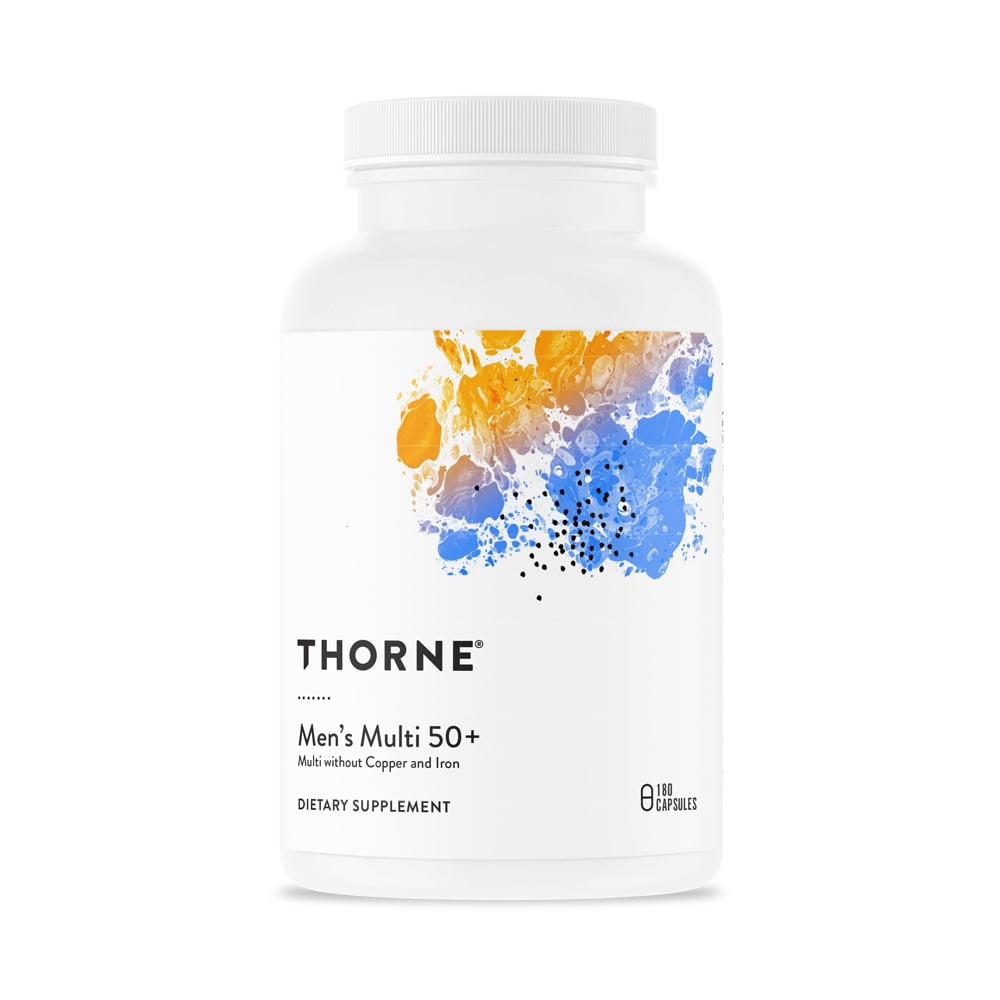 Thorne Research Men's Multi 50+ Comprehensive Daily MultiVitamin
