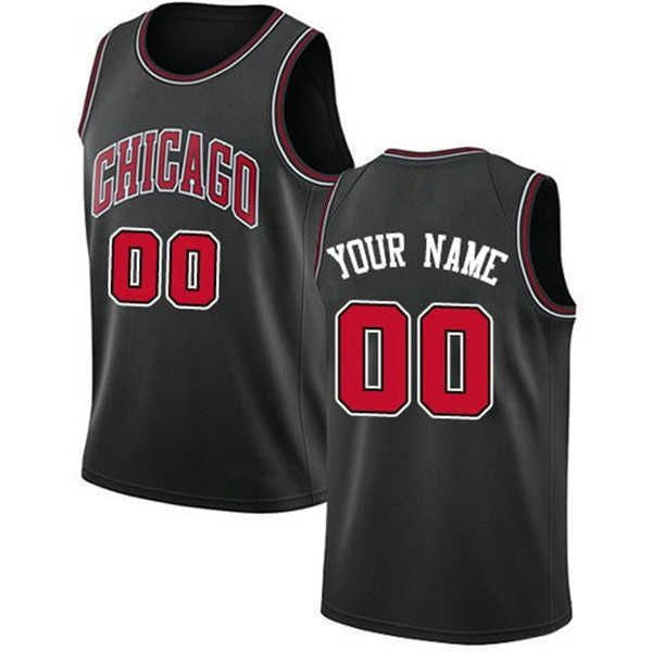 NBA_ 75th Custom Jersey Chicago''Bulls''Jersey men Womn Youth 13