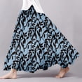 thumbnail image 2 of Jupe en Laine Ensemble Robe Complète Jupe à Carreaux Foncés Isolée pour Maison Mobile Femmes Jupes en Jean Genou L Été Décontracté Imprimé Grande Demi-Bleu TTTG, 2 of 4