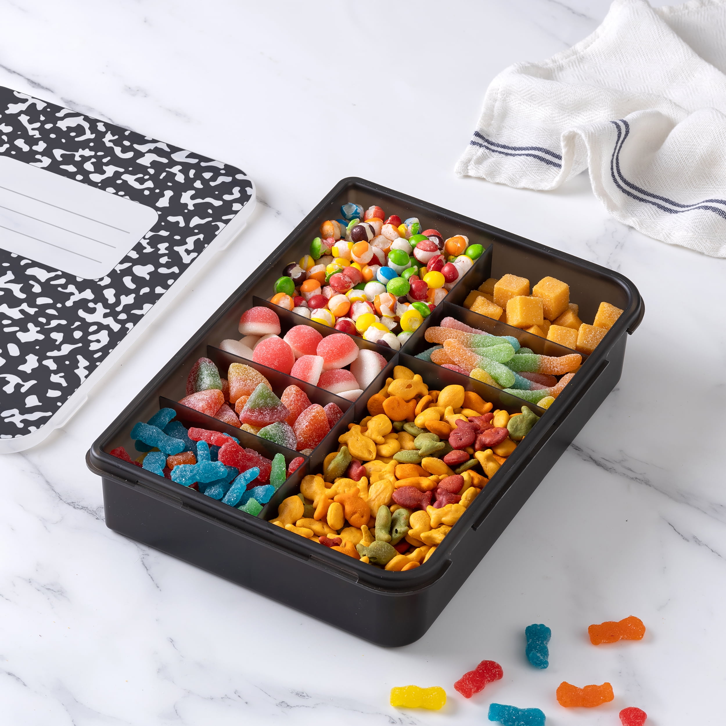 COOK WITH COLOR Snack Box Container for Kids Lunch Box Snackle Box