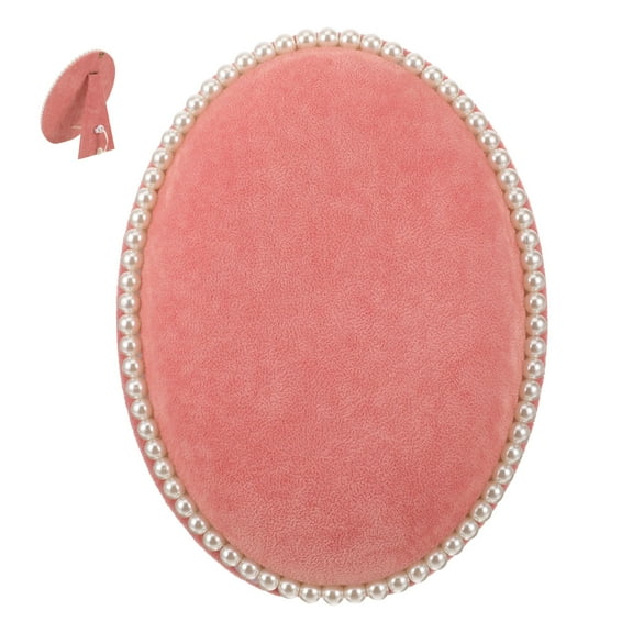 MIPCASE 1Set Jewelry Hanging Organizer Pin Display Holder Bamboo Pink Decorative for Wedding Party