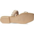 thumbnail image 3 of Dolce Vita Indy Lt Taupe Metallic Stella Slip On Square Toe Woven Straps Sandals (Lt Taupe Metallic Stella, 6), 3 of 5