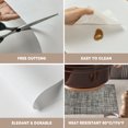 thumbnail image 6 of Sm:)e Dark Gray Placemats Set of 4 - Heat Resistant Non-Slip Place mats for Dining Table, Washable Durable PVC Table Mats, 6 of 7