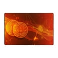 thumbnail image 4 of XMXY Blockchain Bitcoin Currency Area Rugs Doormat Outdoor Entrance, Facecloth Non-slip Floor Mat Rug for Living Room Kitchen Sink Area Indoor,72"x48", 4 of 9