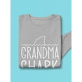 thumbnail image 3 of Grandma Shark Quote Sweatshirt Women -GoatDeals Designs, Female Large, 3 of 4