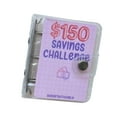 thumbnail image 4 of Clear Round Binder Budgeting Planner 10x9cm with Cash Envelopes Lightweight Portable for Improve Your Saving Habits 150, 4 of 7