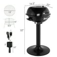 thumbnail image 2 of Electric BBQ Grill with Stand, Portable Double Layer 1600W Indoor/Outdoor Grill, Black, 2 of 8