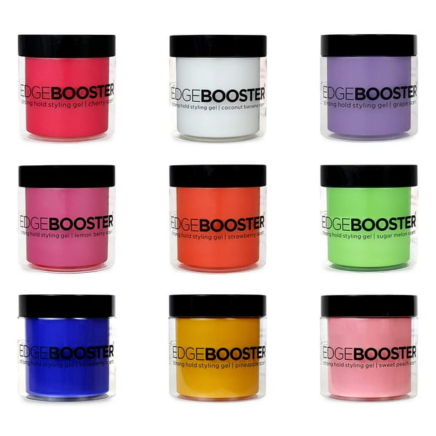 Style Factor Edge Booster Gel de peinado de fijación fuerte, 16,9 onzas (baya de limón)