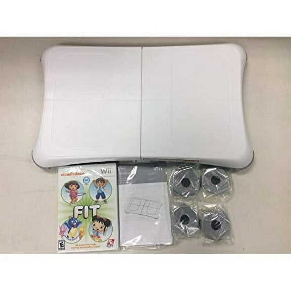 Restored Wii Fit Balance Board W/ Nickelodeon Wii Fit Game For Nintendo Wii (Refurbished)