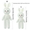 thumbnail image 2 of TINYSOME Crochet Doll Bunny Toy for Baby First Stuffed Animal Newborn Soothing Toy, 2 of 13
