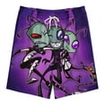 thumbnail image 3 of Animation Invader Zim Short Sweatpants Summer Daily Cozy Lounge Shorts 3D Printed Beach Shorts Sweatpants With Drawstring And Pockets, 3 of 7