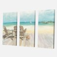 thumbnail image 2 of Designart - Seaside Morning no Window - Coastal Gallery-wrapped Canvas, 2 of 2