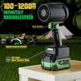 thumbnail image 4 of Secadora Turbo Performance Guru, 21 V, inalámbrica con LED, 4 of 8