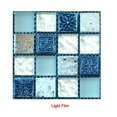 thumbnail image 2 of Crystal Tile 3D Wall Sticker Practical Glass Decor Marble Pattern Panel High Heating Resistance Living Room Bathroom Decoration Type 8, 2 of 7