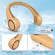 thumbnail image 5 of CIVPOWER Ventilador de cuello: Ventilador portátil sin aspas recargable con refrigeración personal para el cuello, manos libres, 3 velocidades, batería de 4000 mAh, diseño de auriculares portátiles op, 5 of 5