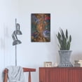 thumbnail image 4 of Luxe Metal Art 'Blissful Solitude' by Gina Matarazzo, Metal Wall Art, 16"x24", 4 of 9