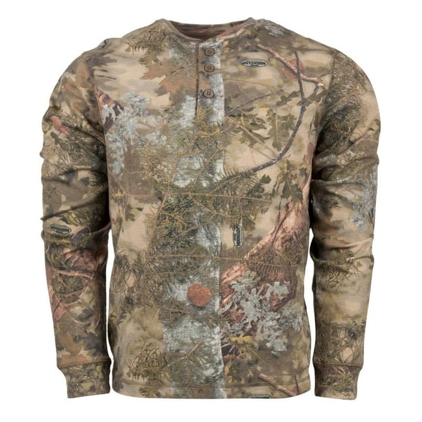 hanes camo thermal
