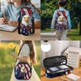thumbnail image 3 of KUIFORTI American Flag Eagle Boys School Bag Set 4Pcs with Lunch Box Pencil Case Water Bottle Sleeve Lightweight Kids Backpack for Elementary Primary Middle School Back to School Essentials Gifts, 3 of 7