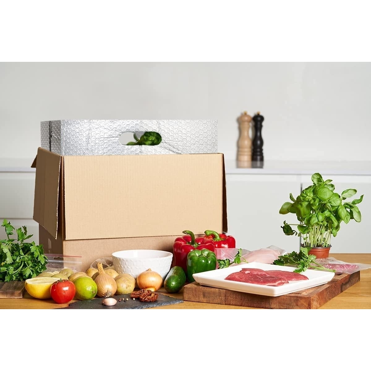 5 Insulated Thermal Bubble Bags