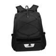 thumbnail image 3 of Bolsa de béisbol con compartimento de zapatos de entrenamiento para fútbol fútbol gimnasio de natación adultos negro, 3 of 8