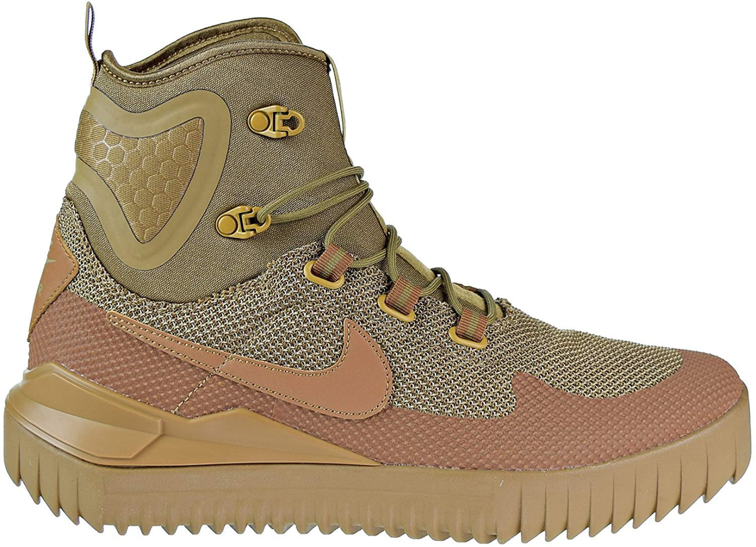 NIKE Mens Air Wild Mid Boots Golden 