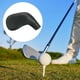 thumbnail image 5 of Greeniant Cubierta de palo de golf Putter impermeable Cubiertas de cabeza de conductor de hierro Reemplazo portátil Protector extraíble Regalo Golf Negro, 5 of 6