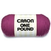 Caron One Pound 4 Medium Acrylic Yarn, Purple 16oz/454g, 812 Yards