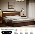 thumbnail image 2 of Base Cama King Cabecera Cajones de Almacenamiento, 2 of 6