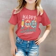 thumbnail image 2 of TZEWGL T-Shirts pour Fille Garçon Imprimé Col Rond Manches Courtes Vêtements pour Enfants Taille 3-4T, 2 of 6