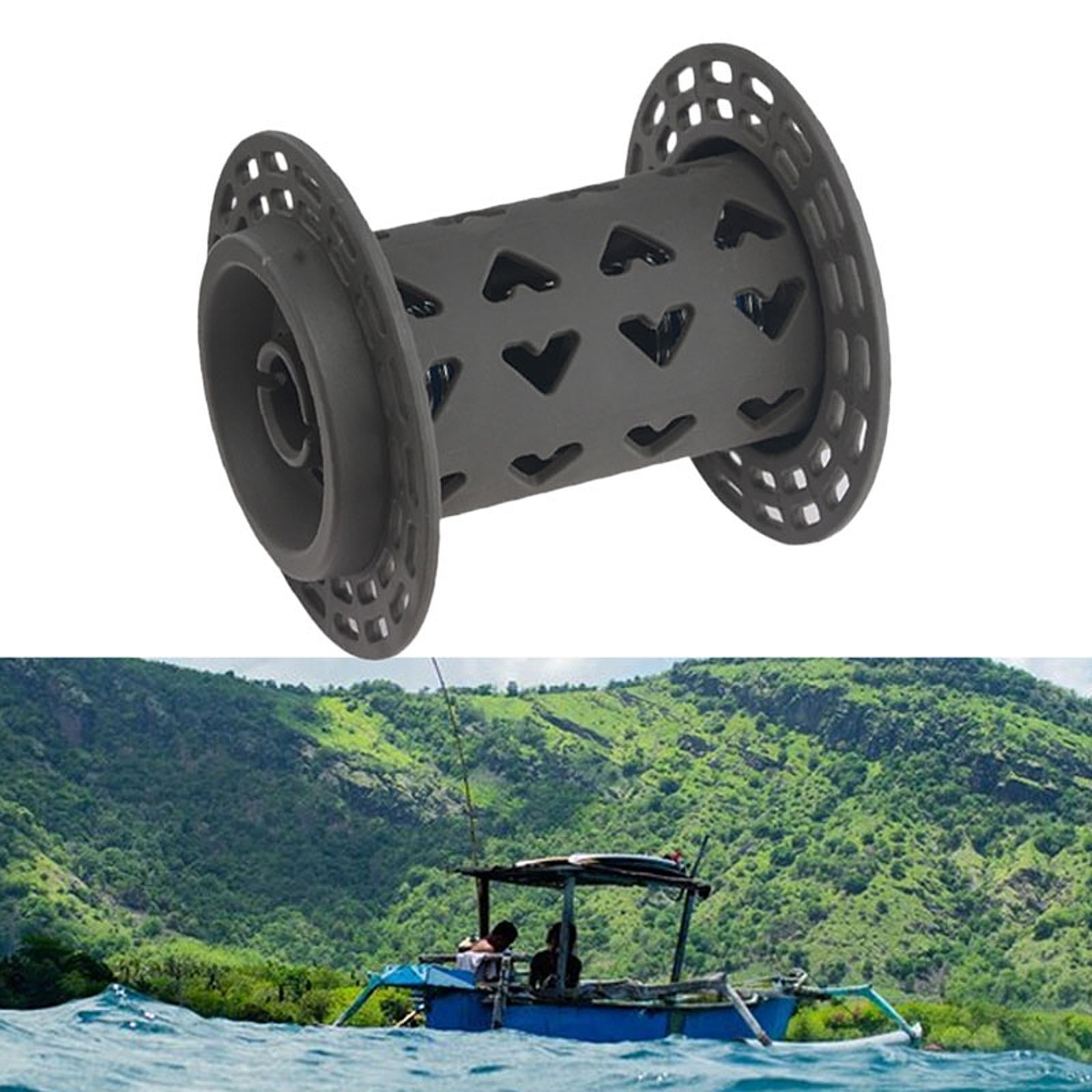 MAGIDEAL Fishing Line Washing Spool Built in Stainless Removal Lightweight Portable