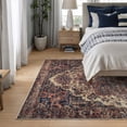 thumbnail image 2 of Bloom Rugs Washable Non-Slip 5' x 7' Rug - Beige / Terracotta Traditional Oriental Area Rug for Living Room, Bedroom, Dining Room, and Kitchen - Exact size: 5' x 7', 2 of 8