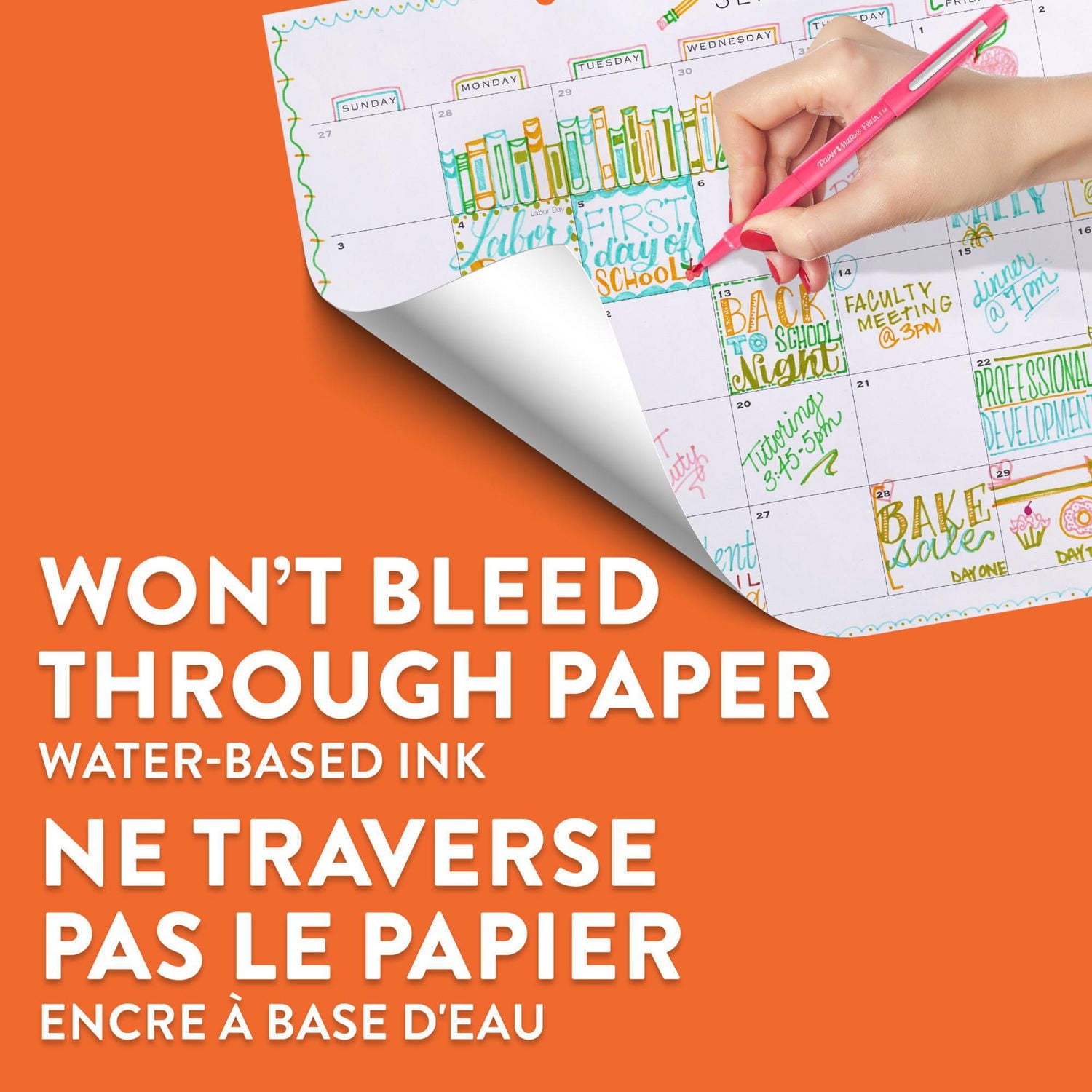 Paper Mate Flair Felt Tip Pens, Medium Point (0.7 mm), Assorted Colours