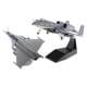 thumbnail image 1 of 2 piezas 1/72 Rafale Fighter y 1/100 decoración de avión de aleación de ataque, modelo de escala precisa para coleccionistas y entusiast Zulema 1 72 aviones de combate, 1 of 8