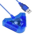 thumbnail image 2 of Cable adaptador conversor para PS2 a PC, Plug and Play, de 1 PC a 2 PS2 para WIN98 XP 7 8, 2 of 14