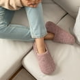 thumbnail image 6 of RockDove SoftEase Faux Shearling Memory Foam Slippers, 6 of 7