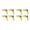 thumbnail image 3 of Ruiboury 4piece Rust-resistant Metal Furniture Legs Easy-to-install And Durable Easy Titanium gold 10cm 2Set, 3 of 6