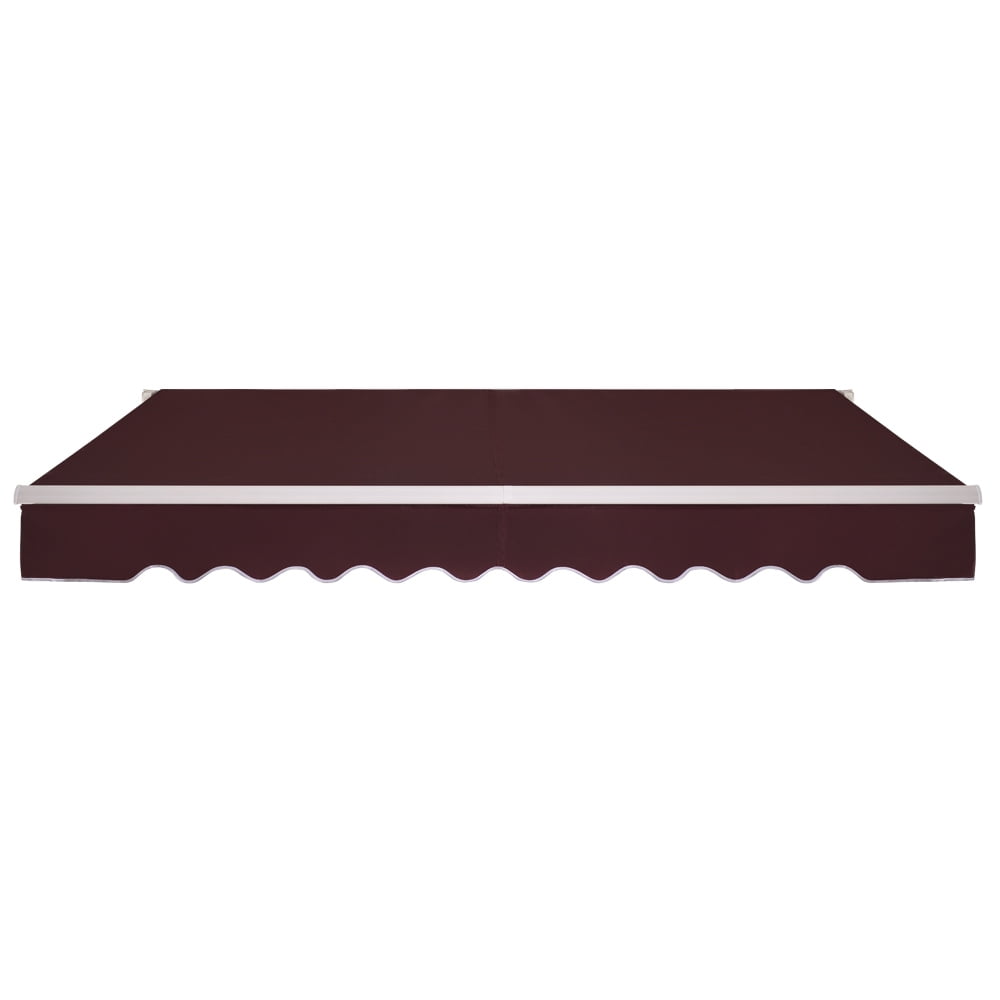 Kepooman 13 x 8 ft Retractable Patio Door Window Awning, Sunshade Shelter Outdoor Canopy, Wine Red Kepooman 13 x 8 ft Retractable Patio Door Window Awning, Sunshade Shelter Outdoor Canopy, Wine Red