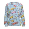 thumbnail image 7 of Fire Engine Car Truck Mom Sweatshirt For Women Long Sleeve Pullover, 7 of 7