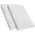 thumbnail image 3 of 2 carpetas transparentes reutilizables para cuaderno, para oficina, hogar, regalo, 3 of 5