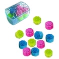thumbnail image 1 of Peggybuy Traditional Play Game 12pcs Gonggi Jack Stone Pebbles Set Stone Catching Game, 1 of 7