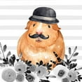thumbnail image 3 of Atelier B Art Studio 20x20 Black Modern Framed Museum Art Print Titled - GUINEA PIG DETECTIVE, 3 of 5